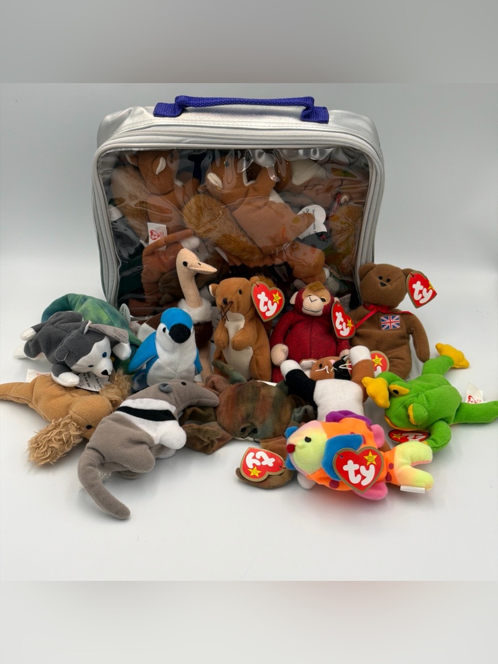 Ty Teenie Beanie Babies W/ Bag McDonald's Vintage Lot Of 30 Preowned